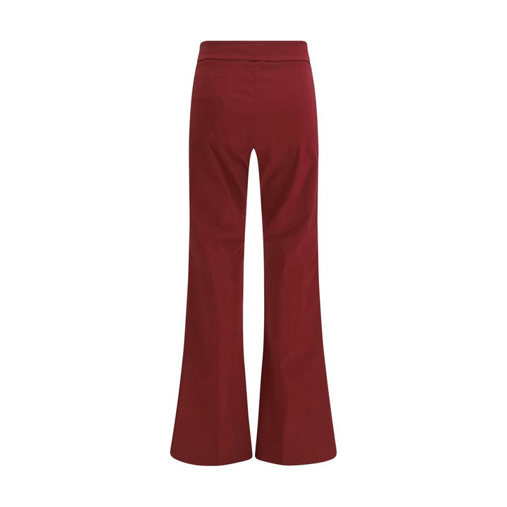 Avenue Montaigne Bordeaux Viscose Casual Pants