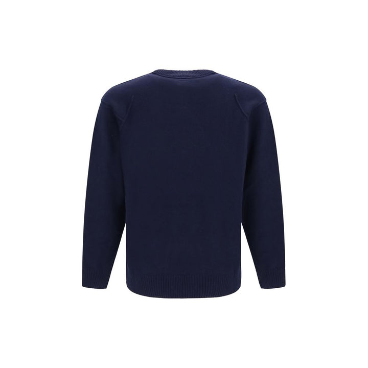 C.P. Company Blue Wool Oves Aries Sweatshirt