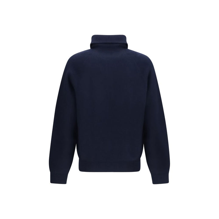 Prada Blue Wool Oves Aries Polo Shirt