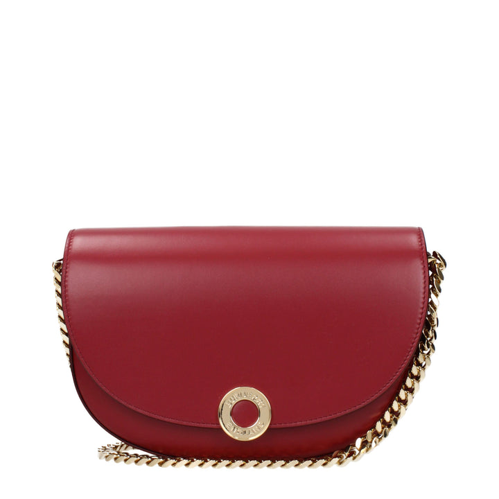 Burberry Red Leather Shoulder Bag