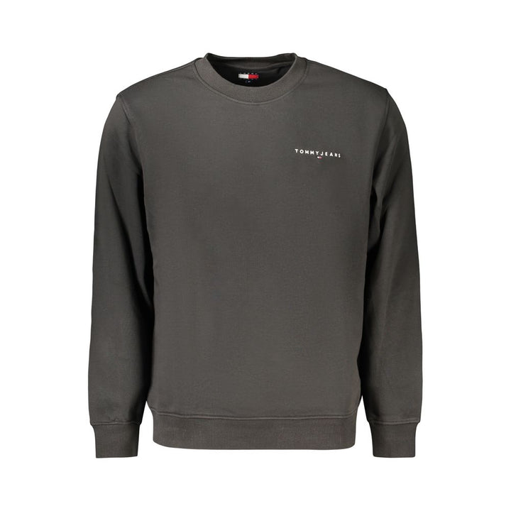 Tommy Hilfiger Black Cotton Men Sweatshirt