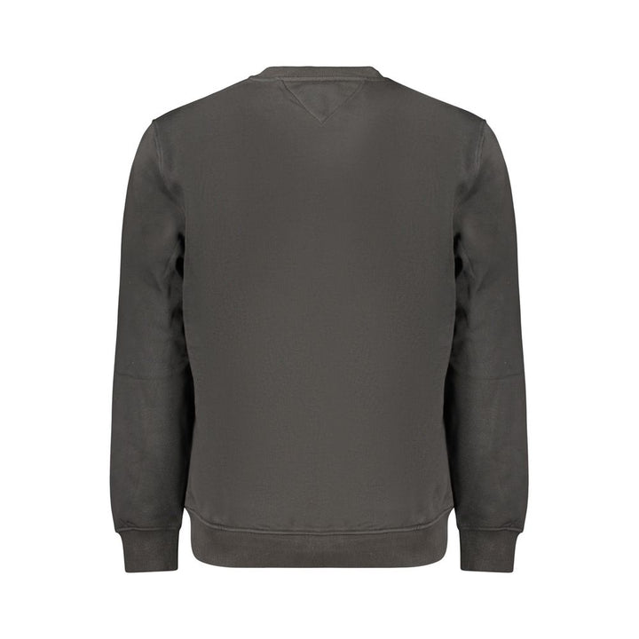 Tommy Hilfiger Black Cotton Men Sweatshirt
