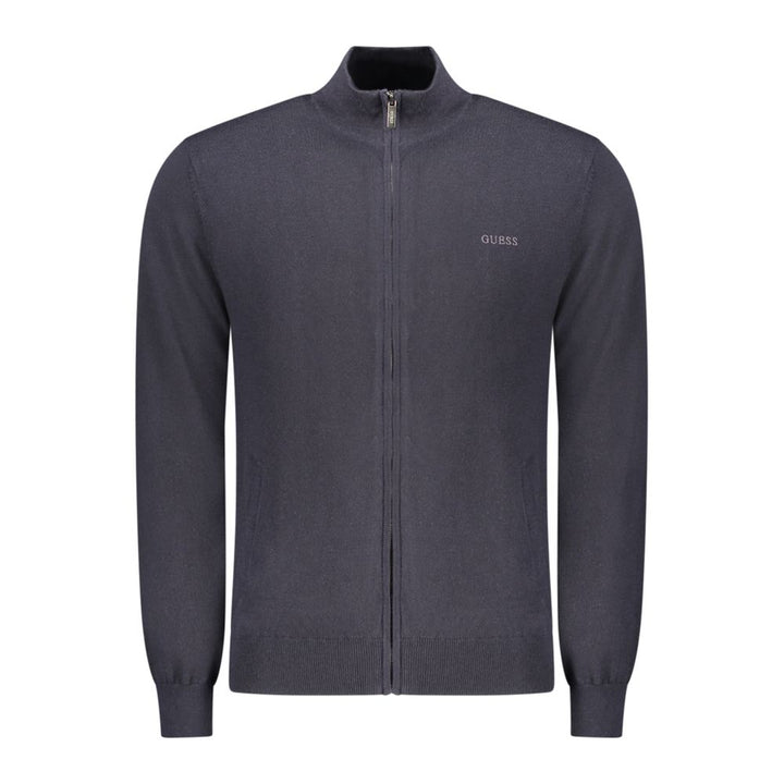Guess Jeans Blue Wool Cardigan