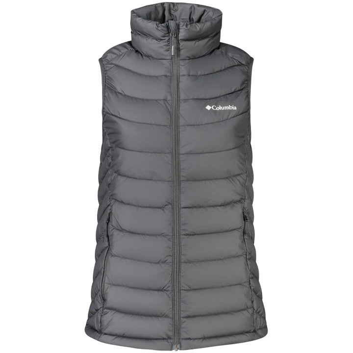 Columbia Black Polyester Sleeveless Jacket