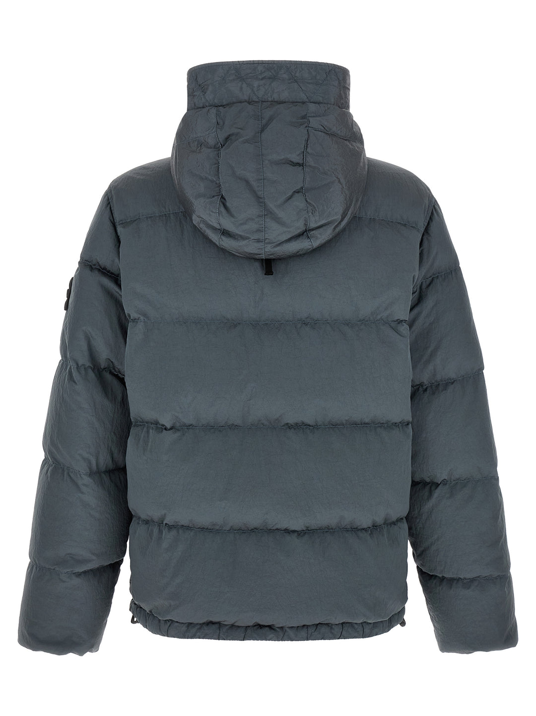 Stone Island Gray Polyamide Full-Length Jacket