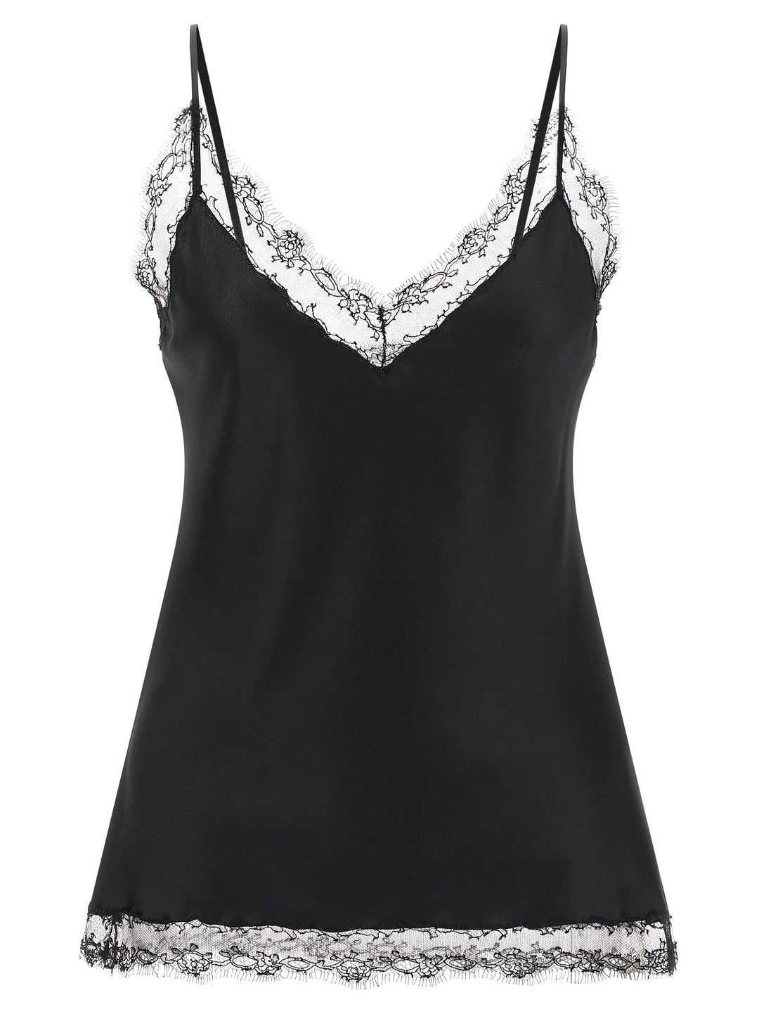 Ermanno Scervino Black Silk Lingerie