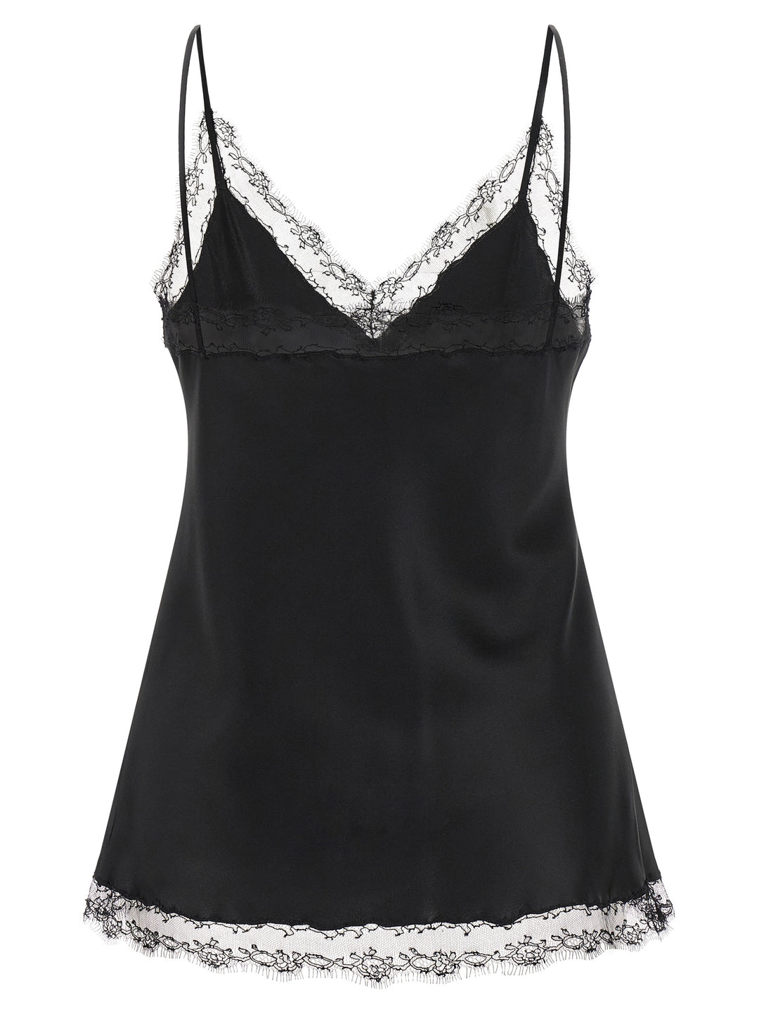 Ermanno Scervino Black Silk Lingerie