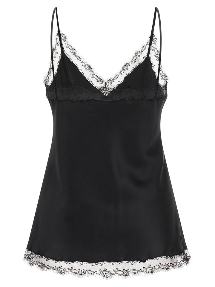 Ermanno Scervino Black Silk Lingerie