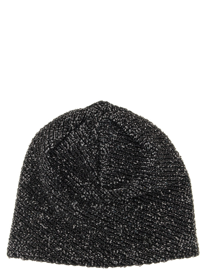 Maison Michel Black Wool Beanie