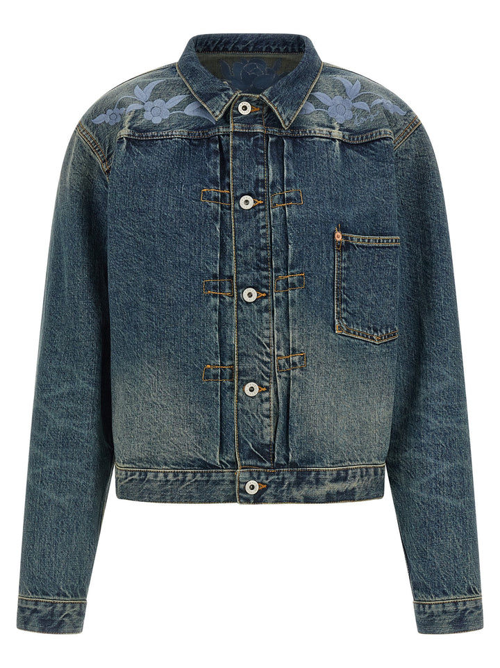Kenzo Blue Cotton Denim Jacket