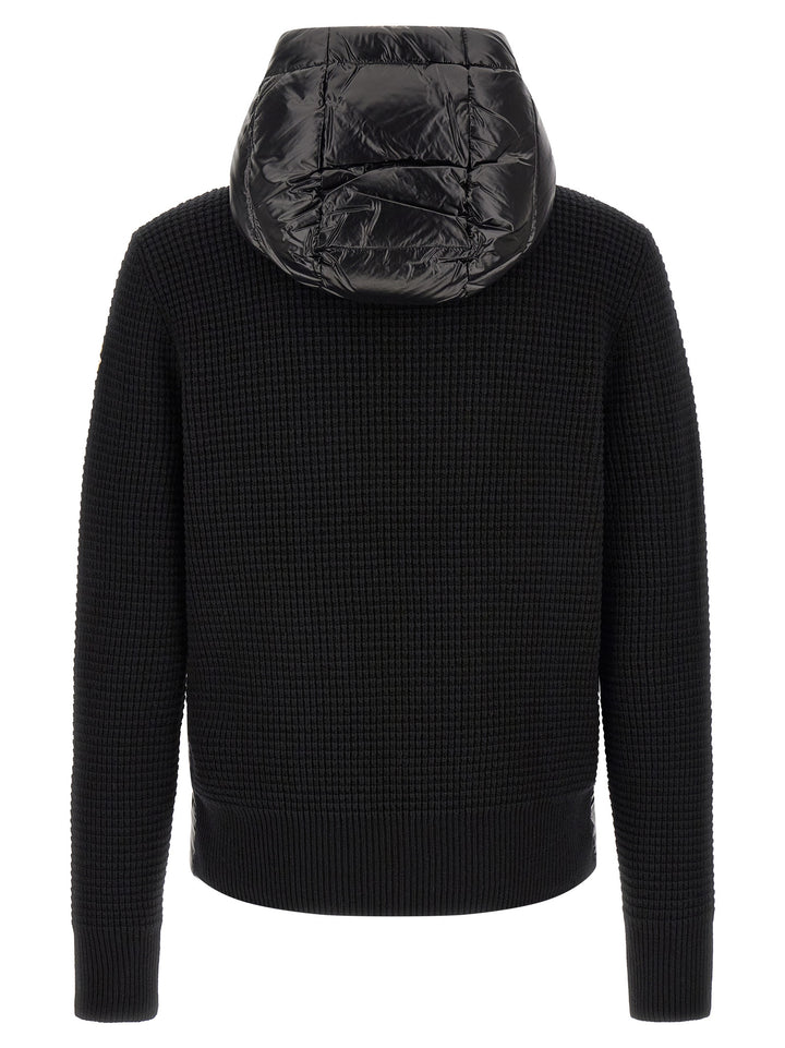 Moncler Black Polyamide Cardigan
