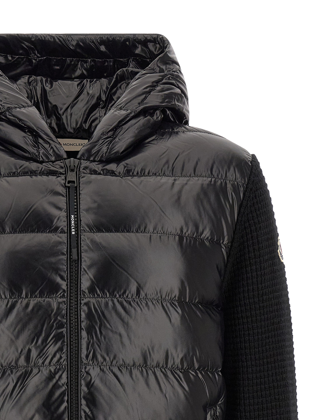 Moncler Black Polyamide Cardigan