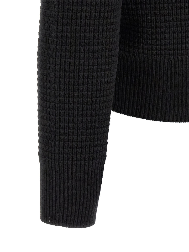 Moncler Black Polyamide Cardigan