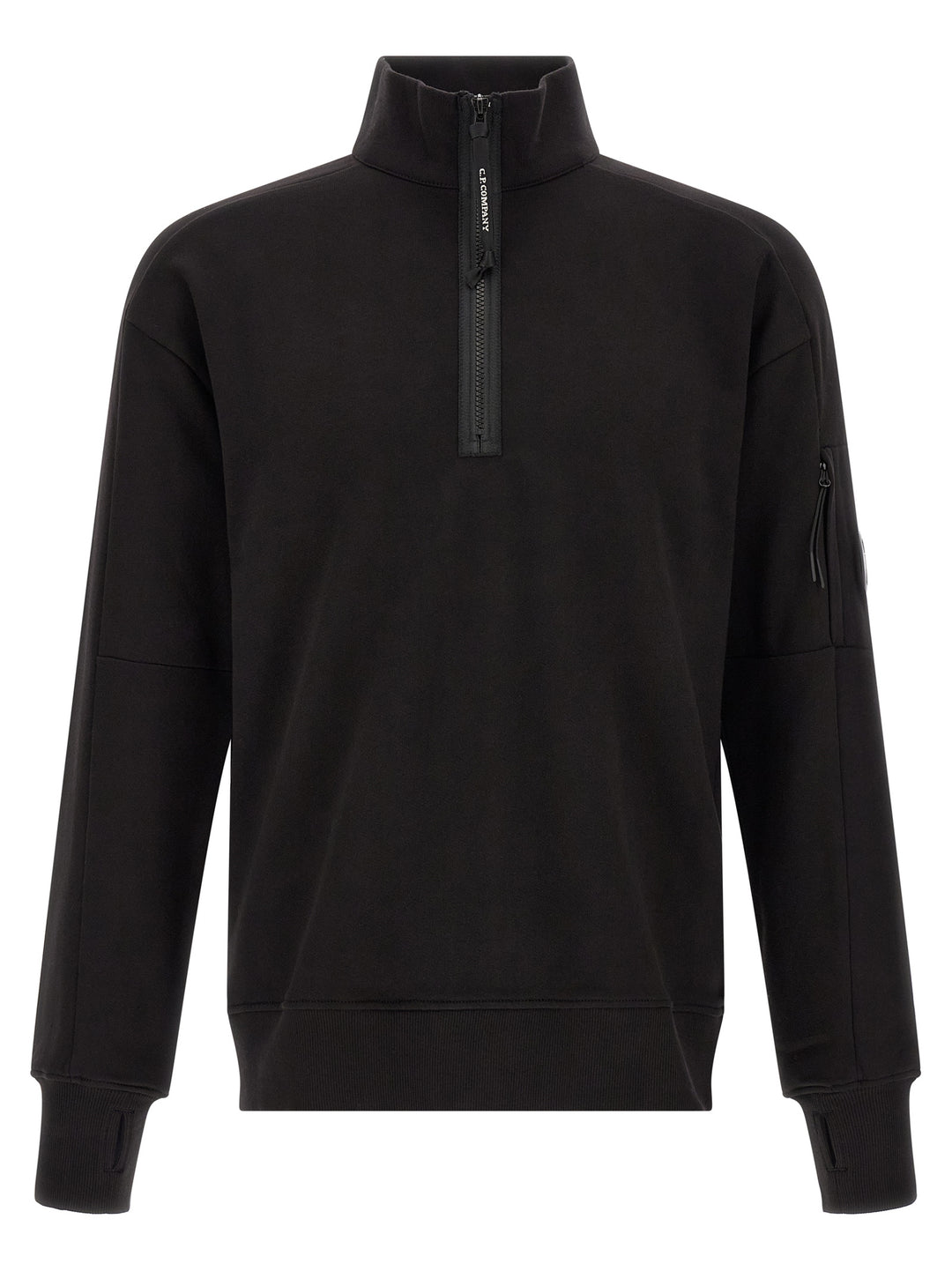 C.P. Company Black Cotton Sweatshirt