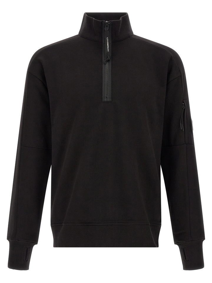 C.P. Company Black Cotton Sweatshirt