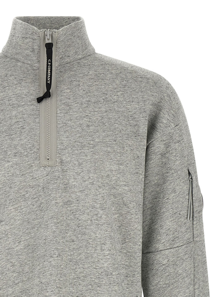 C.P. Company Gray Cotton Sweatshirt