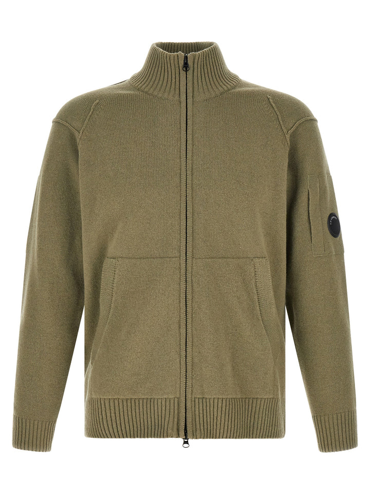 C.P. Company Bicolor Wool Cardigan