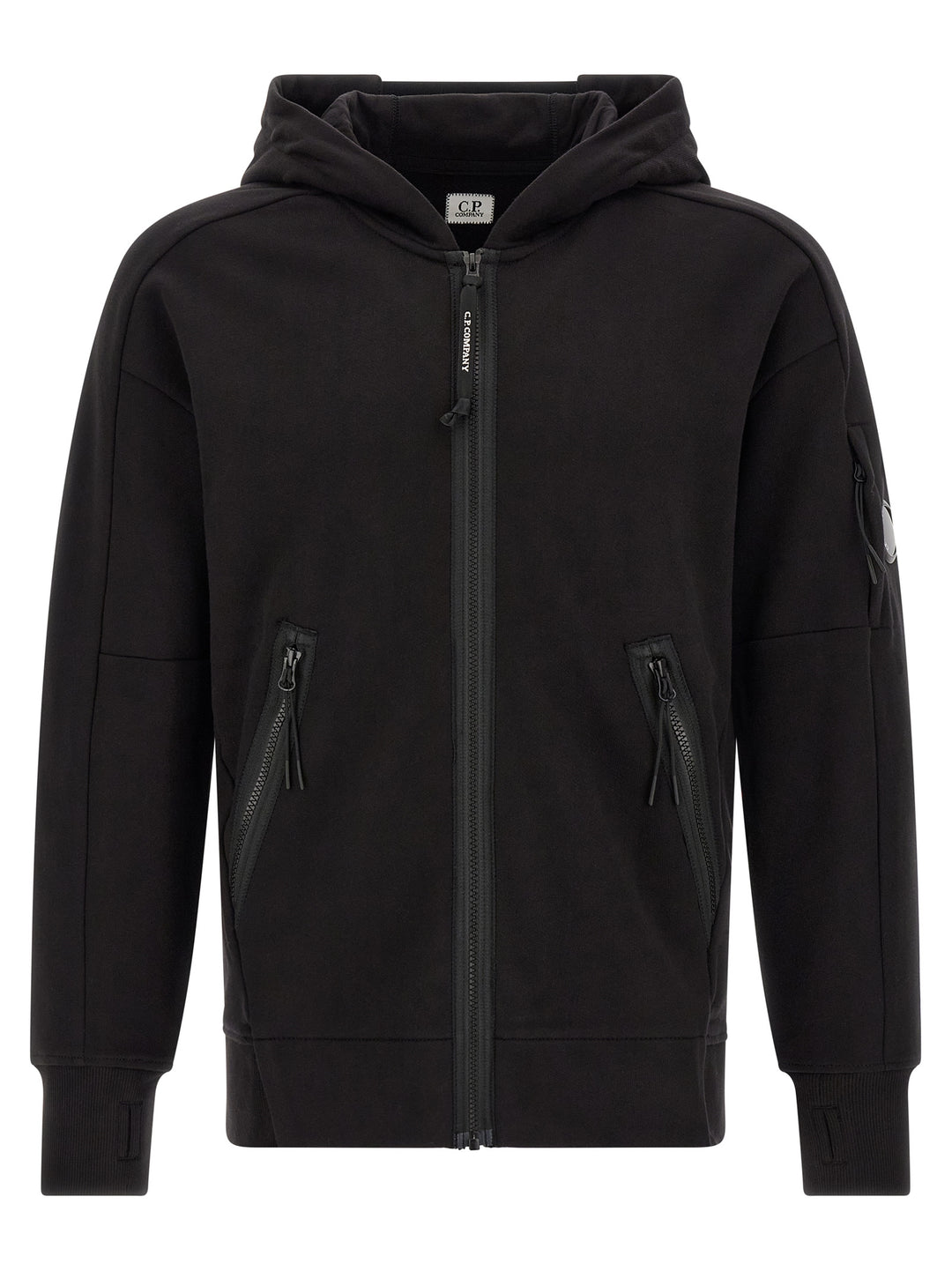C.P. Company Black Cotton Sweatshirt