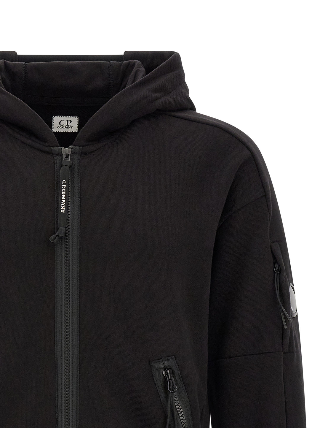 C.P. Company Black Cotton Sweatshirt