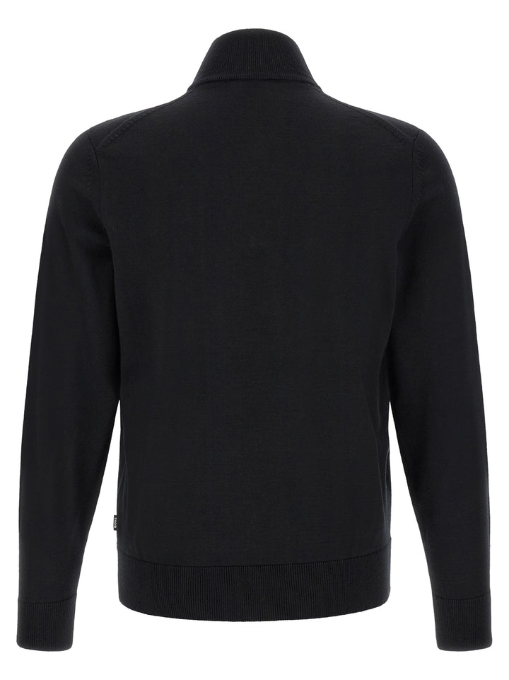 Hugo Boss Black Virgin Wool Cardigan