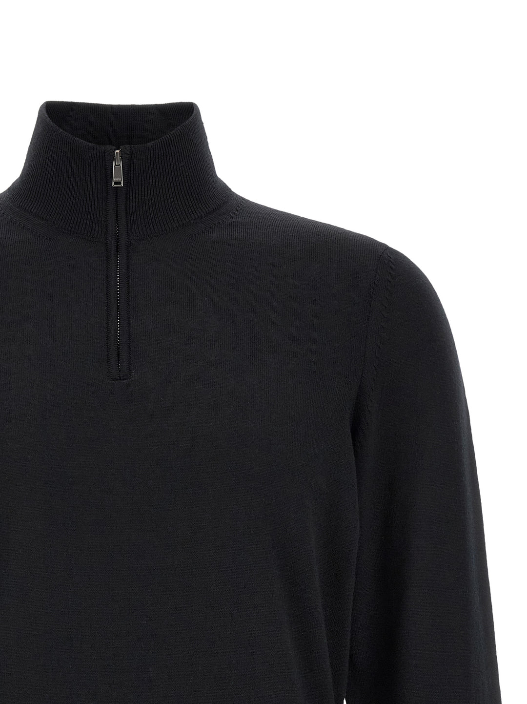 Hugo Boss Black Virgin Wool Cardigan
