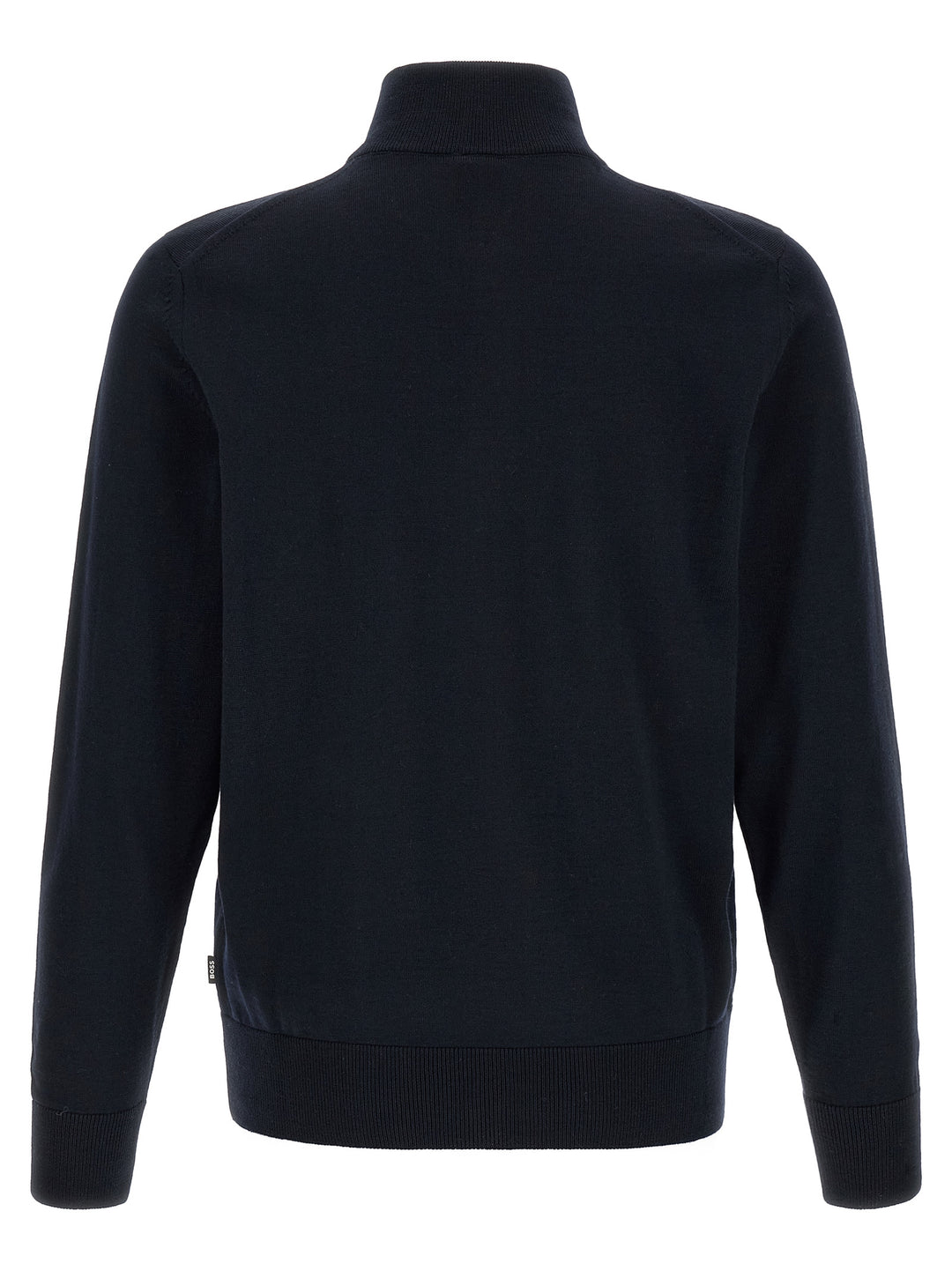 Hugo Boss Blue Virgin Wool Cardigan