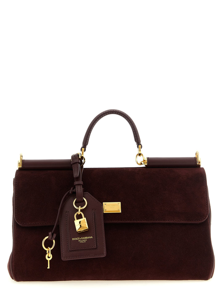 Dolce &amp; Gabbana Bordeaux Calfskin Handbag
