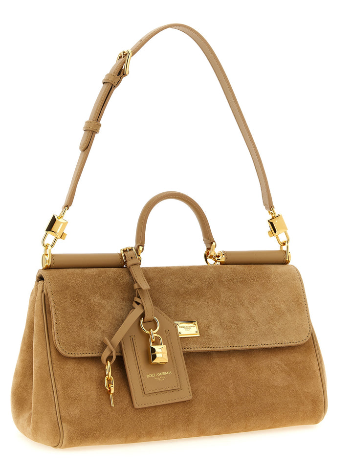 Dolce &amp; Gabbana Beige Calfskin Handbag