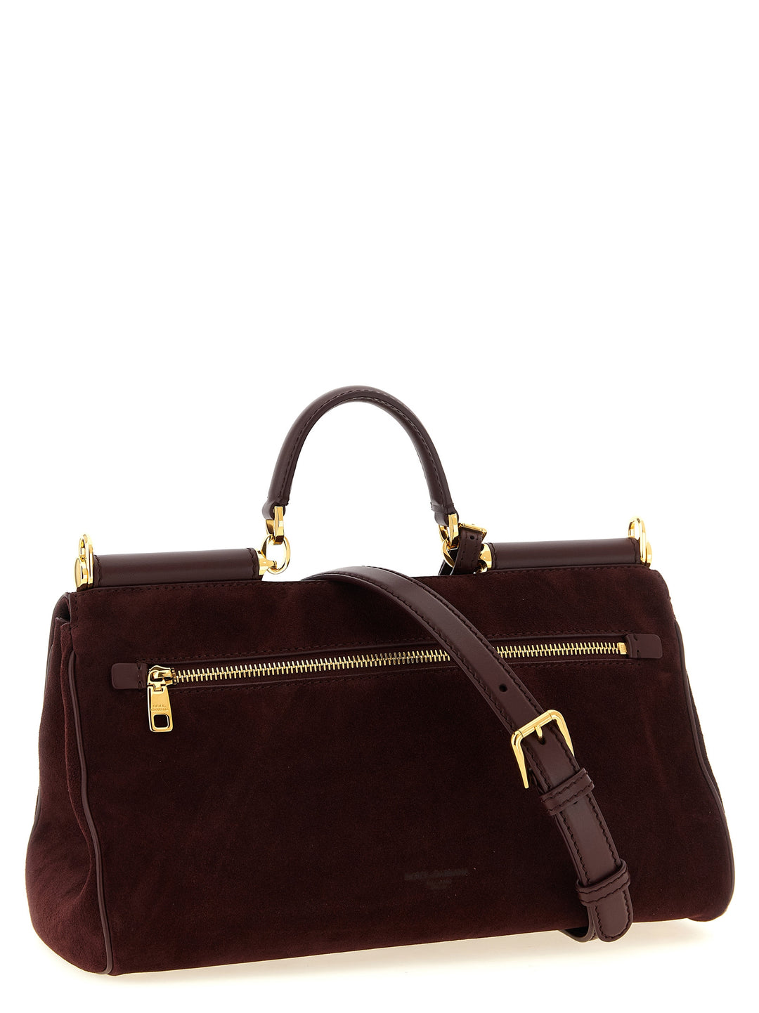 Dolce &amp; Gabbana Bordeaux Calfskin Handbag