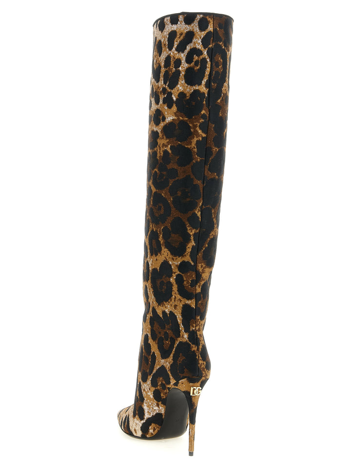 Dolce &amp; Gabbana Multicolor Polyester Over The Knee