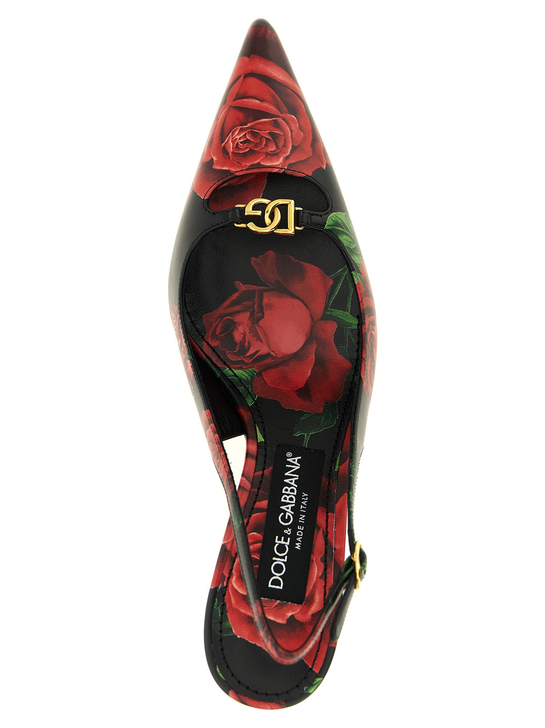 Dolce &amp; Gabbana Multicolor Calfskin Mid Heel Pumps
