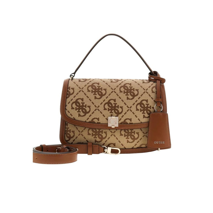 Guess White Polyester Handbag
