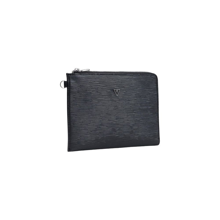 Guess Black Polyethylene Clutch Bag