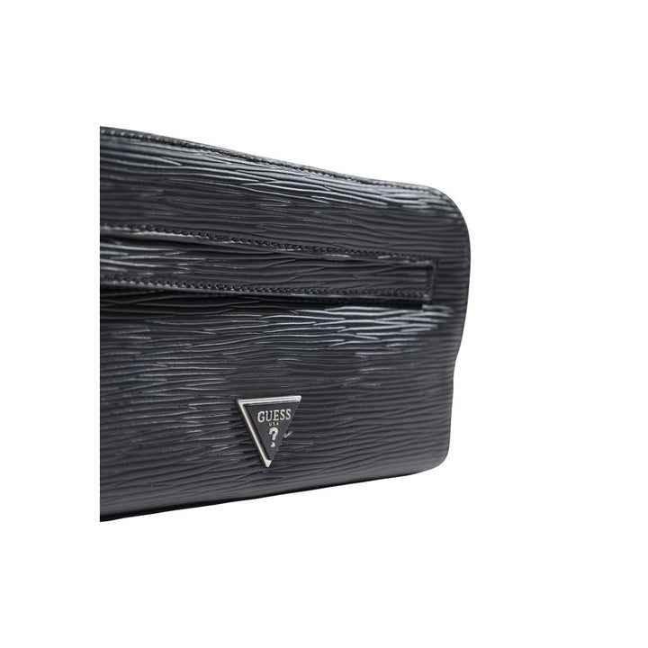 Guess Black Polyethylene Clutch Bag