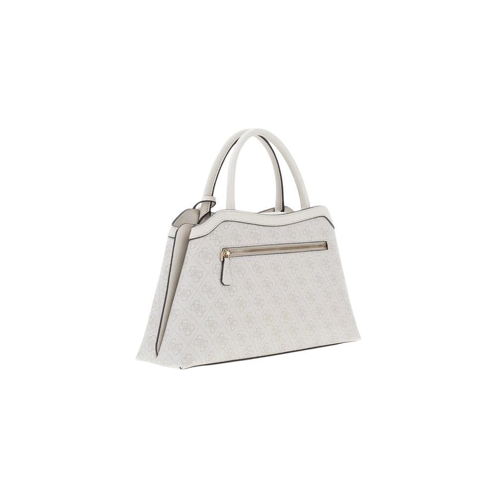 Guess White Polyethylene Handbag