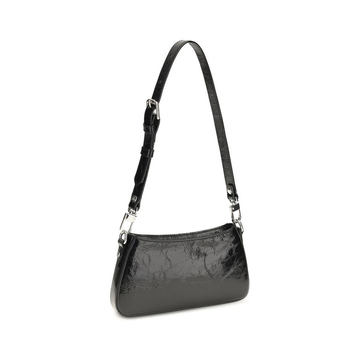 Vivienne Westwood Black Calf Leather Bos Taurus Shoulder Bag