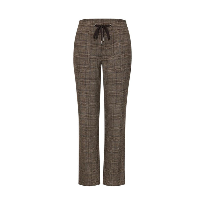 Street One Brown Polyester Casual Pants