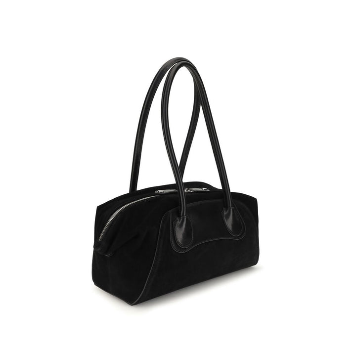 Vivienne Westwood Black Calf Leather Bos Taurus Shoulder Bag