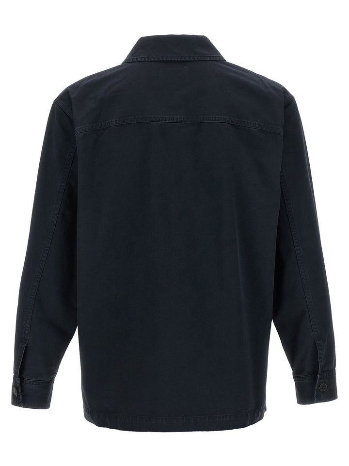 Saint Laurent Blue Cotton Blouse