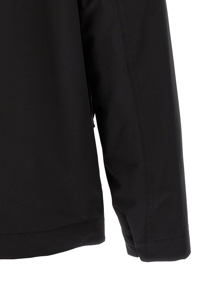 Stone Island Black Polyester Shell Jacket