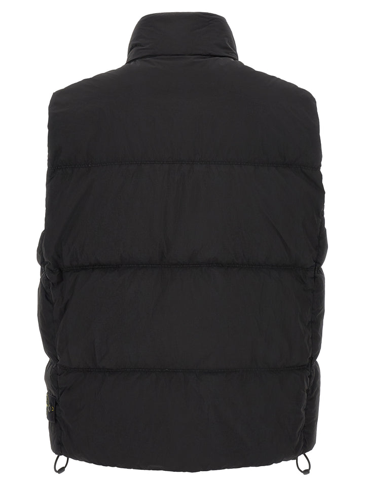 Stone Island Black Polyamide Sleeveless Jacket