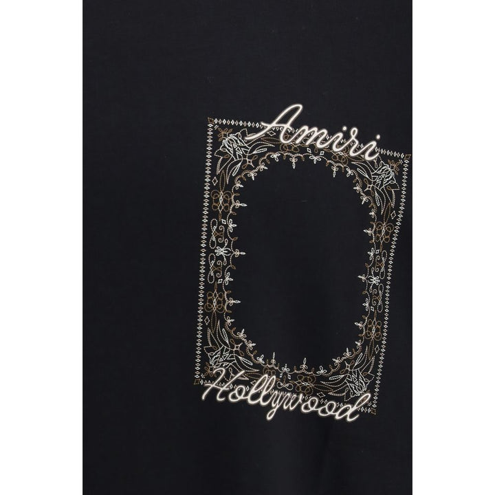 Amiri Black Cotton T-Shirt