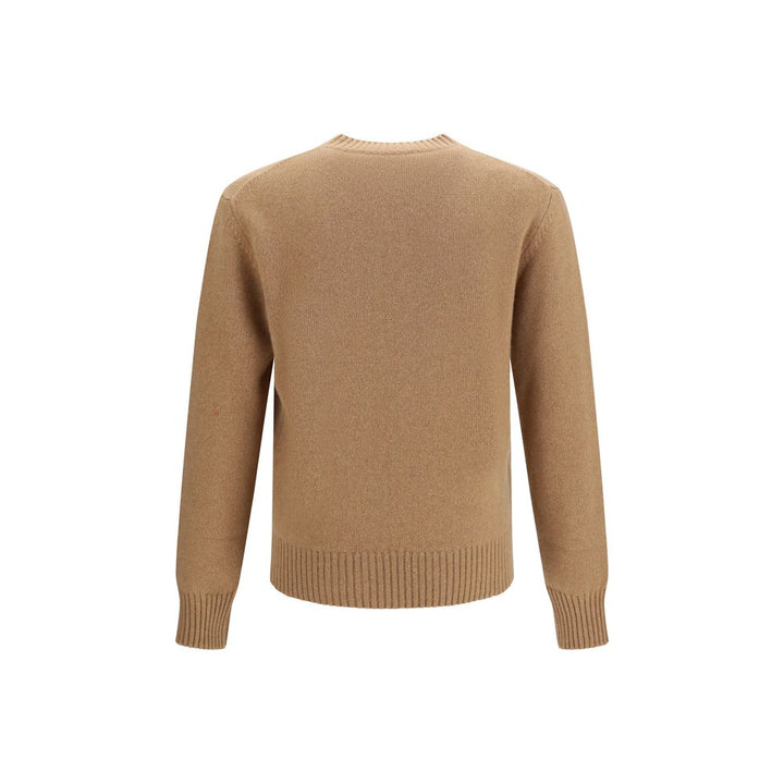 Ami Paris Brown Cashmere Sweatshirt