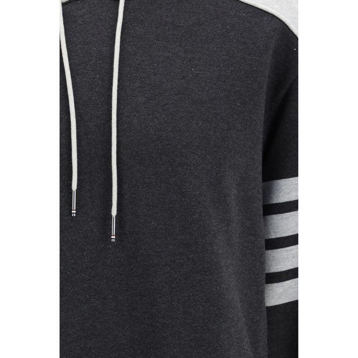 Thom Browne Gray Cotton Sweatshirt