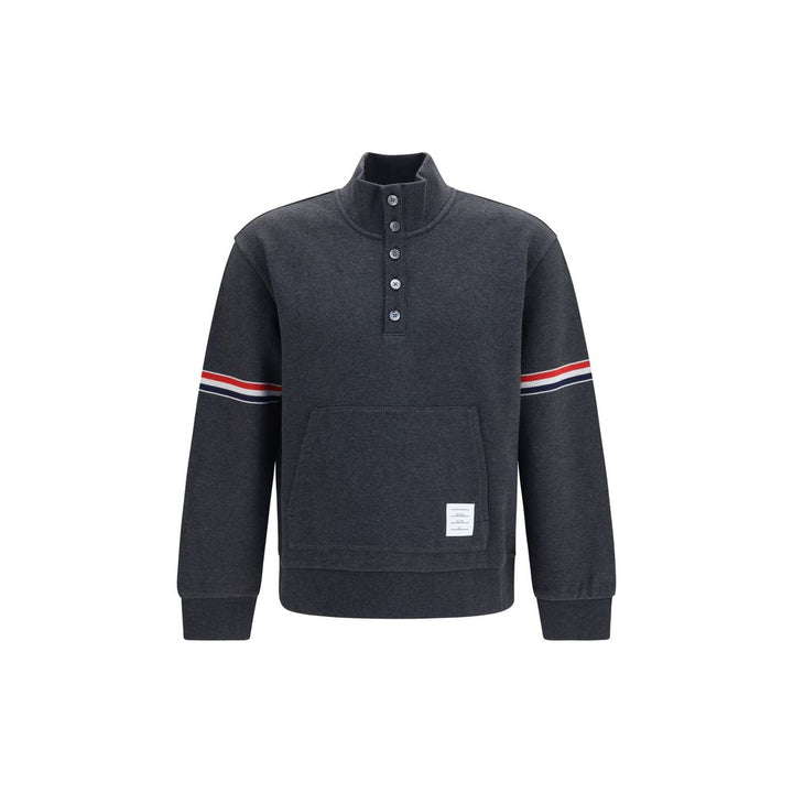 Thom Browne Gray Cotton Sweatshirt