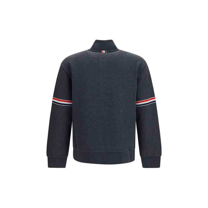 Thom Browne Gray Cotton Sweatshirt