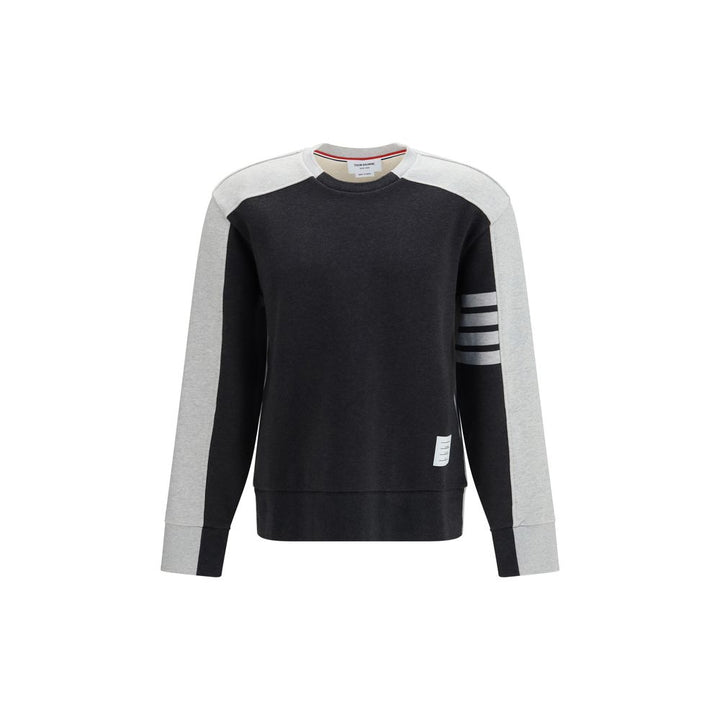 Thom Browne Gray Cotton Sweatshirt