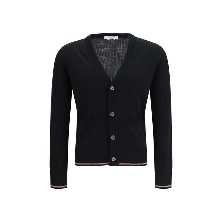 Thom Browne Black Wool Oves Aries Cardigan
