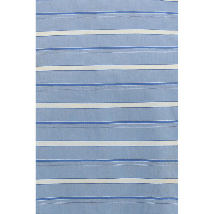 Prada Blue Cotton Pattern Shirt