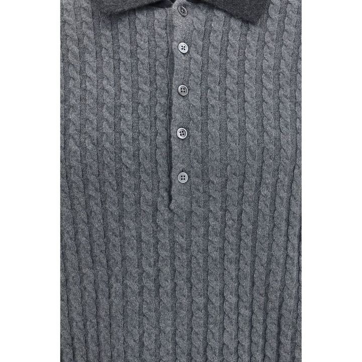 Thom Browne Gray Wool Oves Aries Sweatshirt